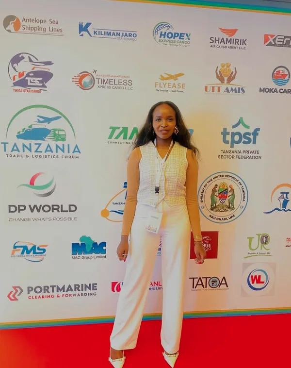 Stella at Tanzania Trade & Logistics Forum